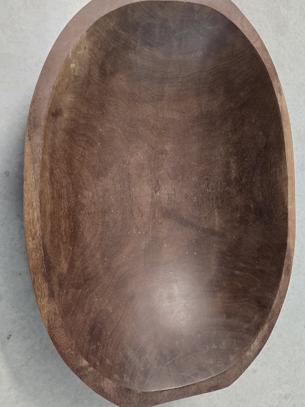 Hand-Carved Brasilia Acasia Wooden Dough Bowl - Please Read?